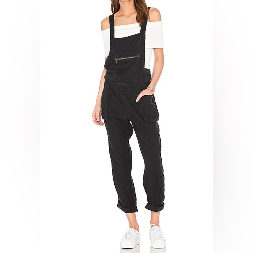 Free People Black Overalls Size XS